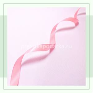 лента атласная 12мм розового цвета